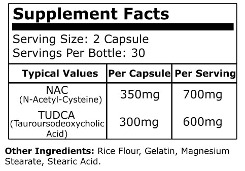 Black Mamba Tudca + Nac - Now Over 300% Stronger! 60 Caps