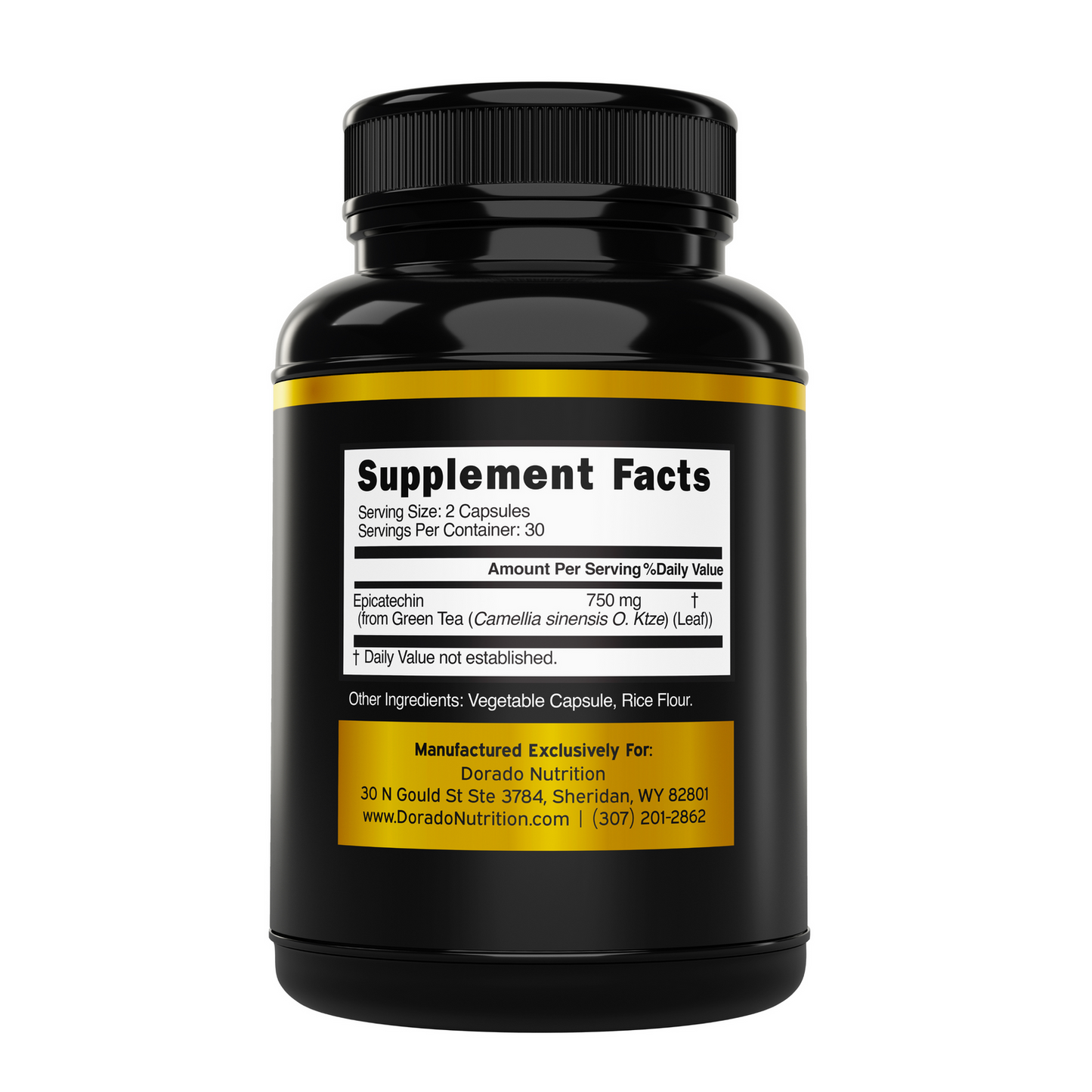 Dorado Nutrition Epicatechin (750mg) 60 Caps