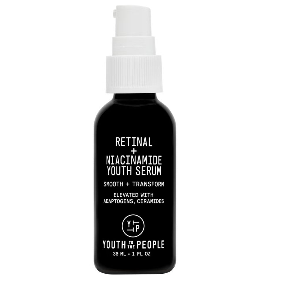 Youth To The People Retinal + Niacinamide Youth Serum – Smooth & Transform | With Adaptogens & Ceramides (30ml)
