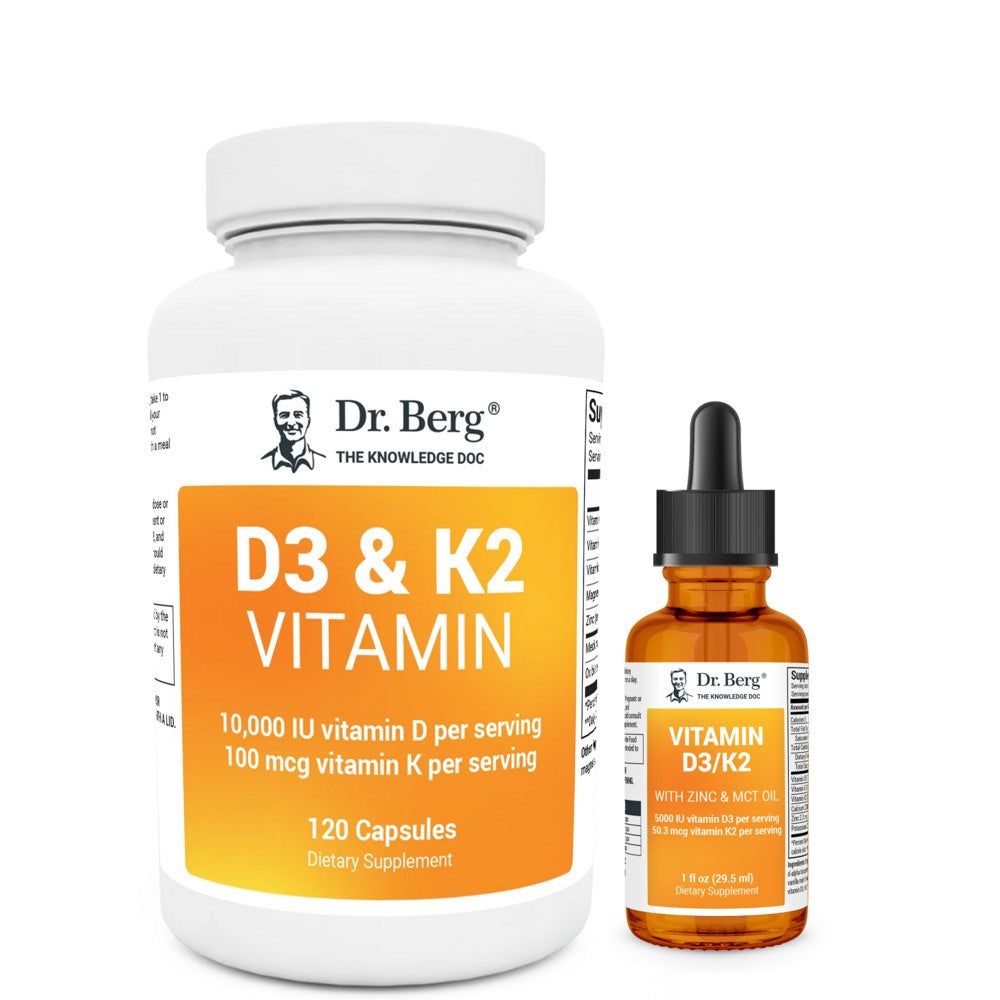 Dr. Berg Ultimate D3 & K2 Health Boost Bundle – 50% OFF