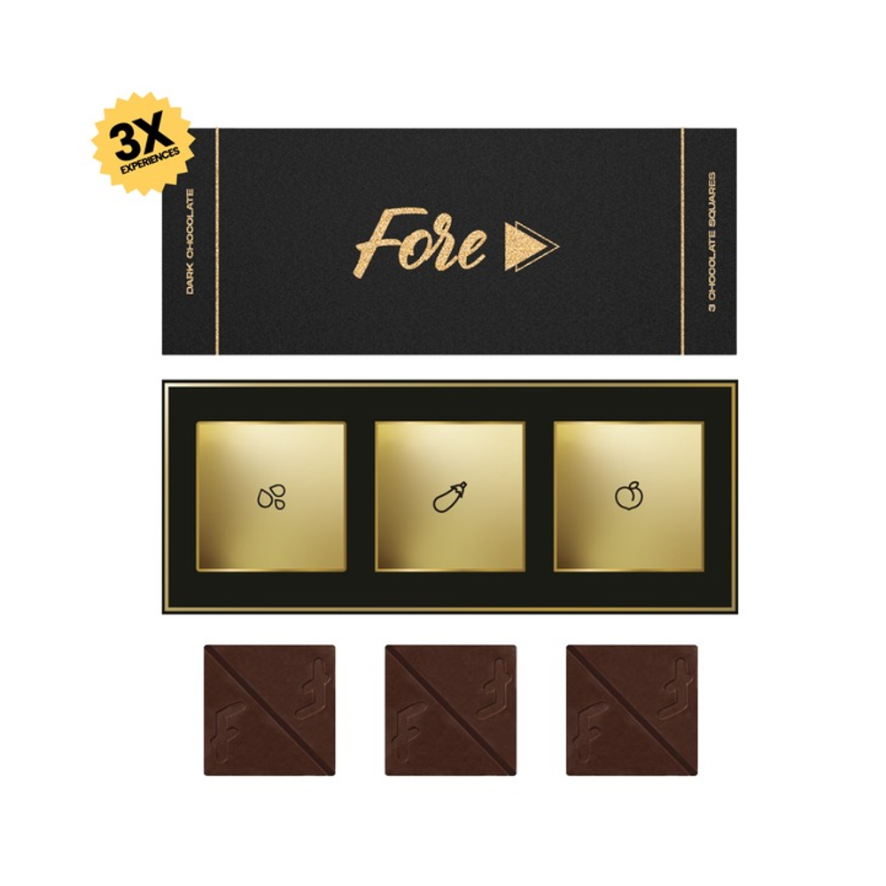 Dark Chocolate Tabs – 3 Chocolate Squares