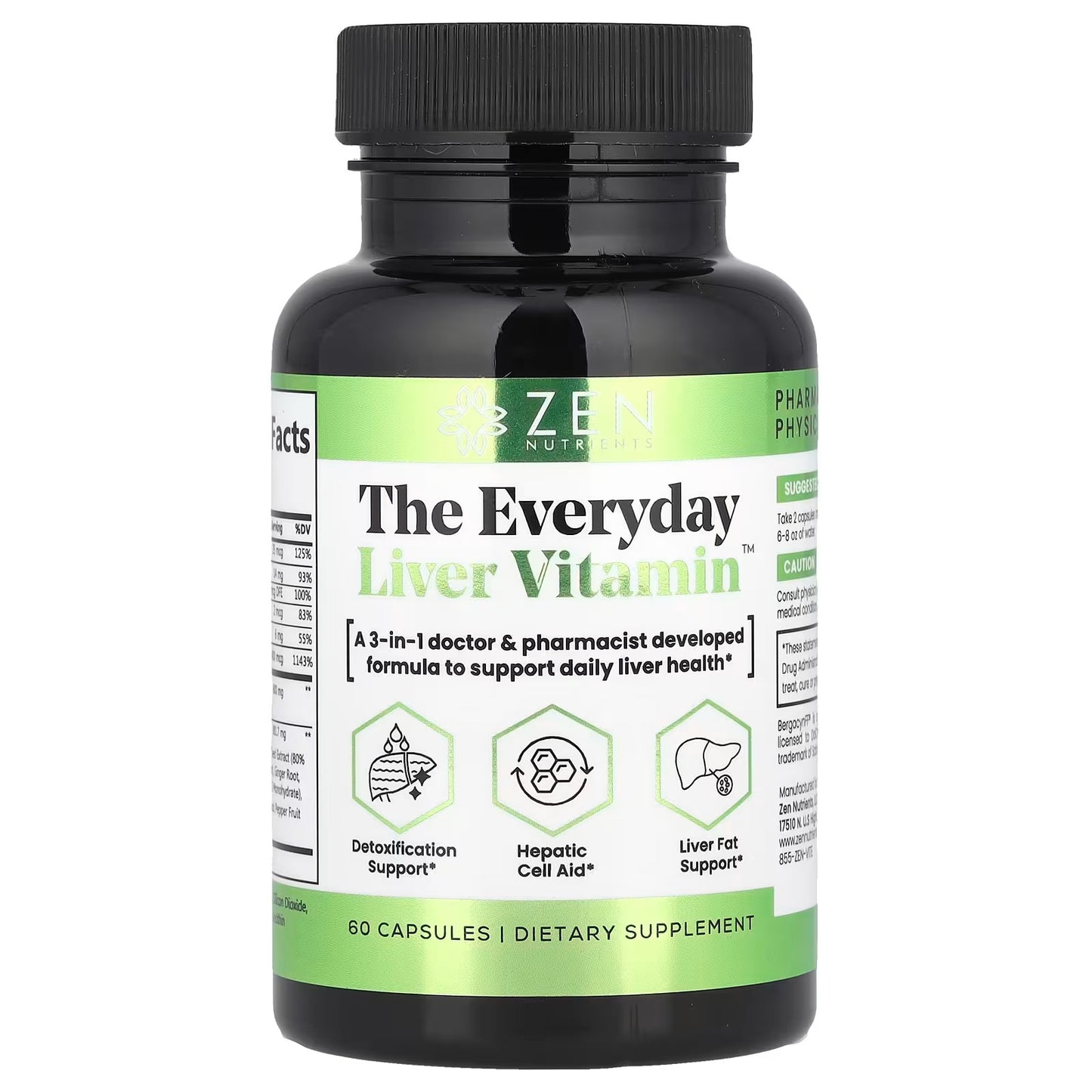 Zen Nutrients The Everyday Liver Vitamin 60 Capsules Pakistan