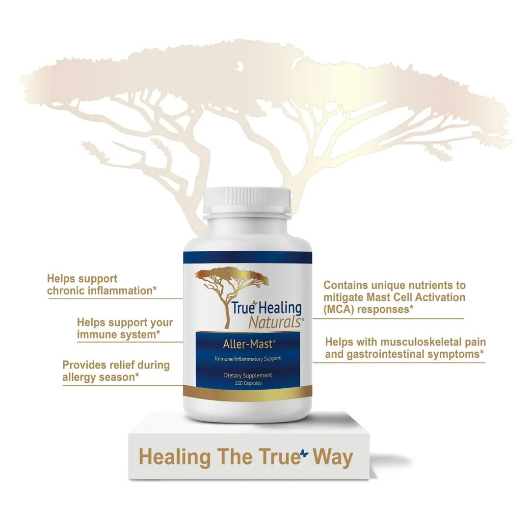 True Healing Naturals Aller-Mast® Immune/inflammatory Support 120 Capsules
