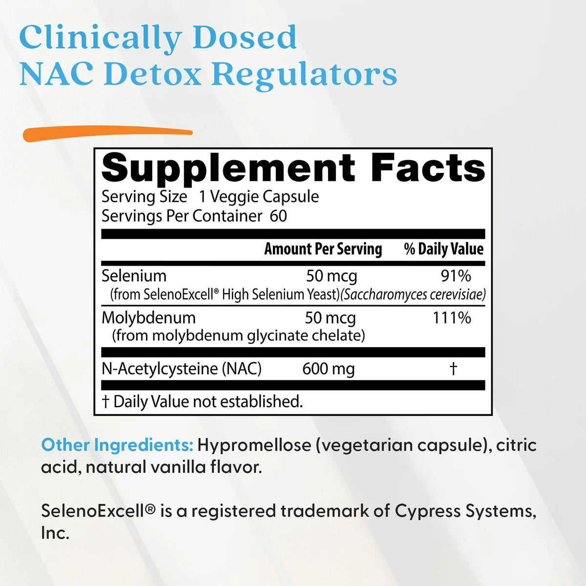 Doctor's Best NAC Detox Regulators, 60 Veggie Caps