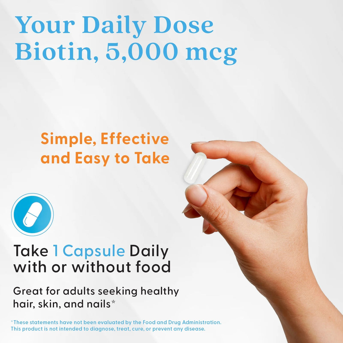 Doctor's Best Biotin, 5,000 Mcg, 120 Veggie Caps