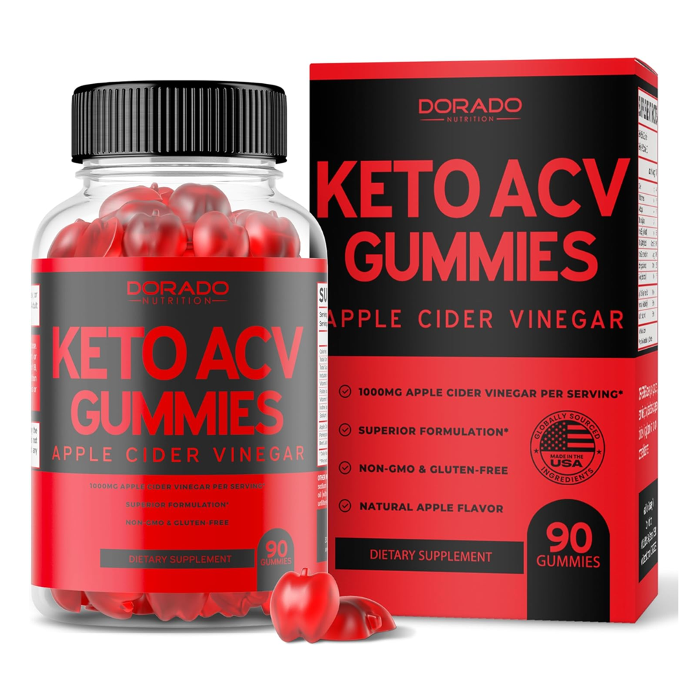Goxtra Keto + Acv Gummies, 1000mg Acv, Supports Digestion & Metabolism, 60 Gummies.