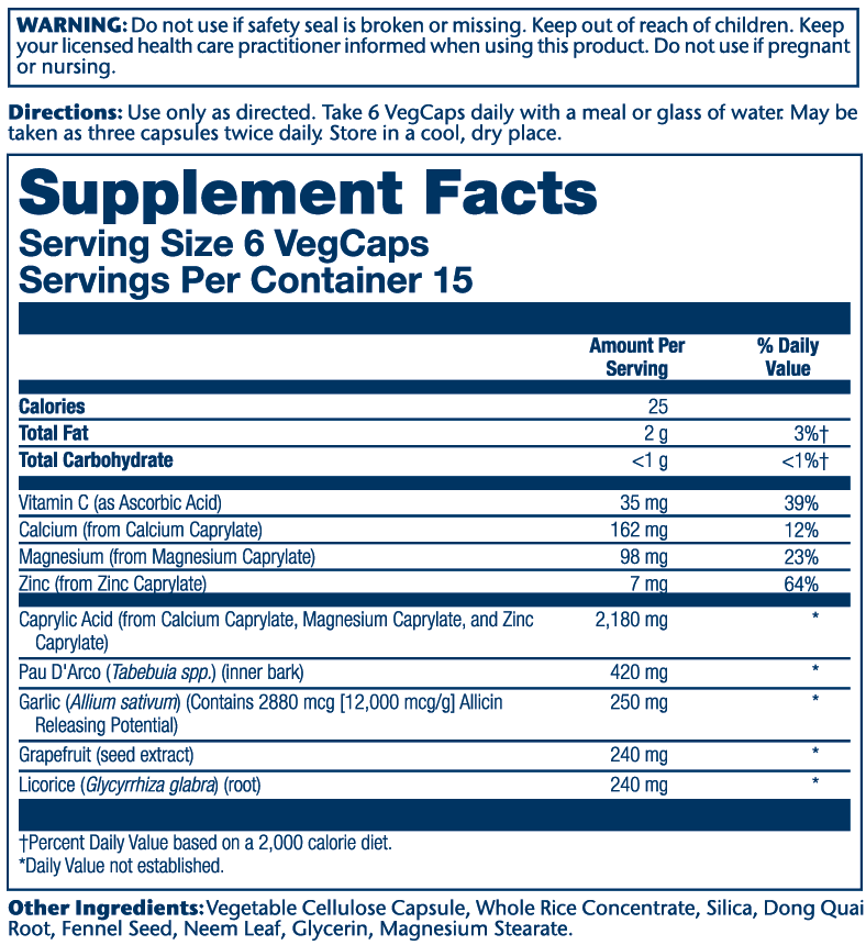 Solaray Yeast-Cleanse 90 Caps