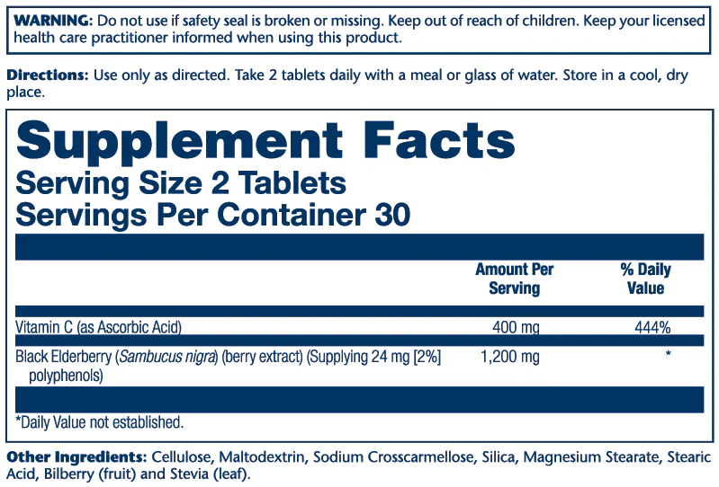Solaray Triple Strength Sambuactin 60 Tabs