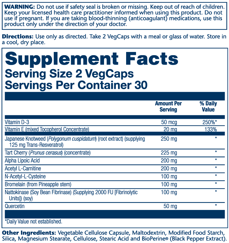 Solaray Acetyl L-Carnitine + ALA 60 caps
