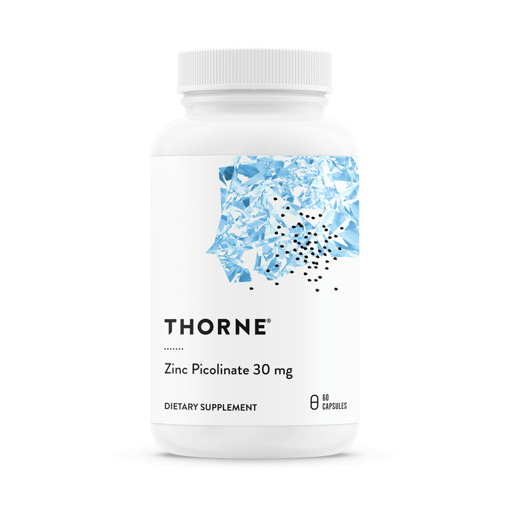Thorne Zinc Picolinate 30mg High-Quality Dietary Supplement