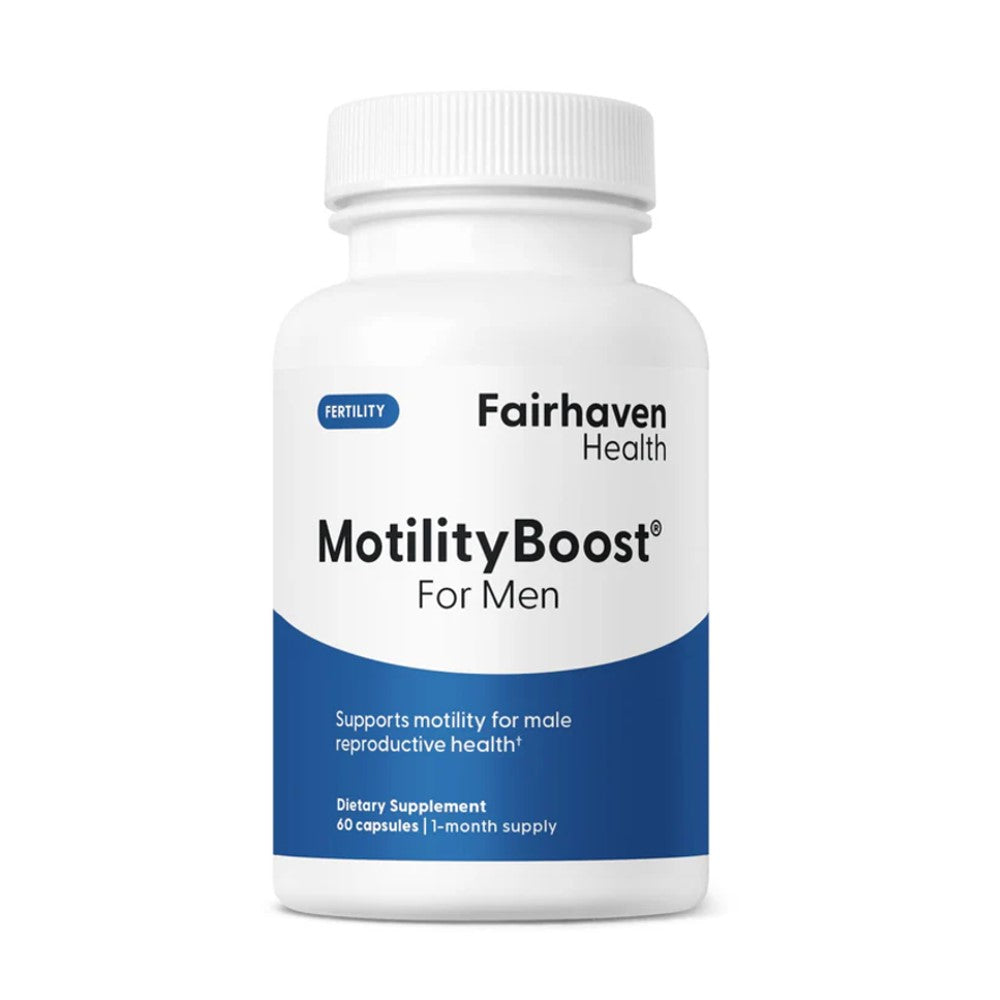 MotilityBoost™ for Men – Support for Sperm Motility and Reproductive Health by Fairhaven Health | Dietary Supplement | 60 Capsules – 1-Month Supply