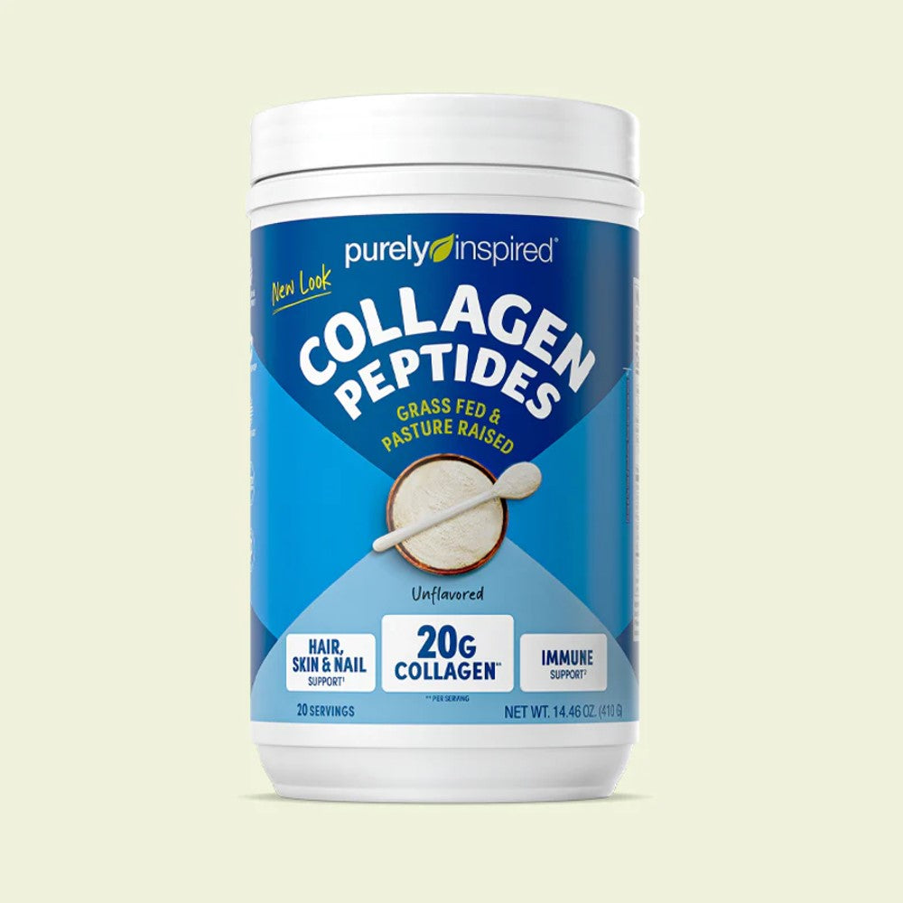Purely Inspired Collagen Peptides – 20g Grass-Fed & Pasture-Raised Collagen | Unflavored | Supports Hair, Skin, Nails & Immune Health