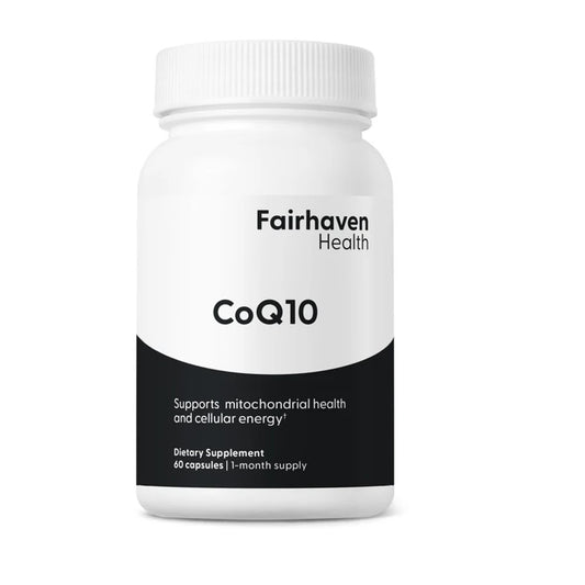 Fairhaven Health CoQ10 – 100mg | Mitochondrial & Cellular Energy Support | 40 Capsules – 1 Month Supply