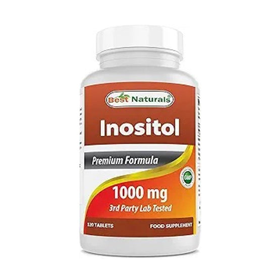 Best Naturals Inositol Premium Formula – 1000mg, 3rd Party Lab Tested Dietary Supplement | 60 Tablets