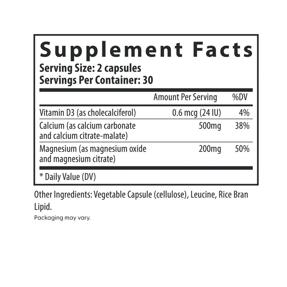 Fairhaven Health Prenatal Calcium + Magnesium – Bone & Muscle Support | 30 Capsules – 1 Month Supply