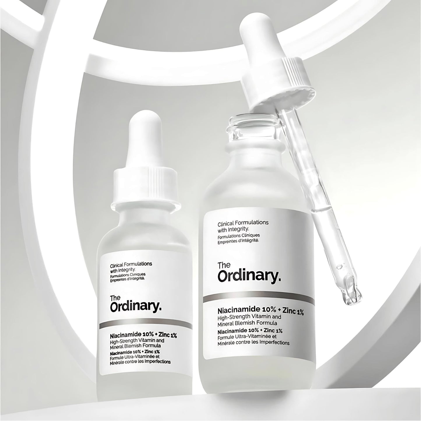 The Ordinary Niacinamide 10% + Zinc 1% Pore Minimizing Serum.