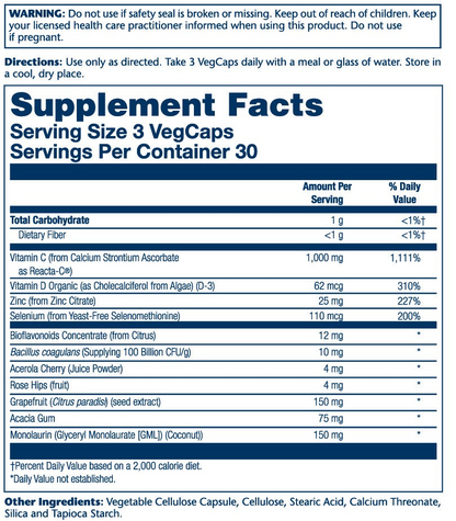 Solaray Immufight Maximum Daily Defense 90 Caps