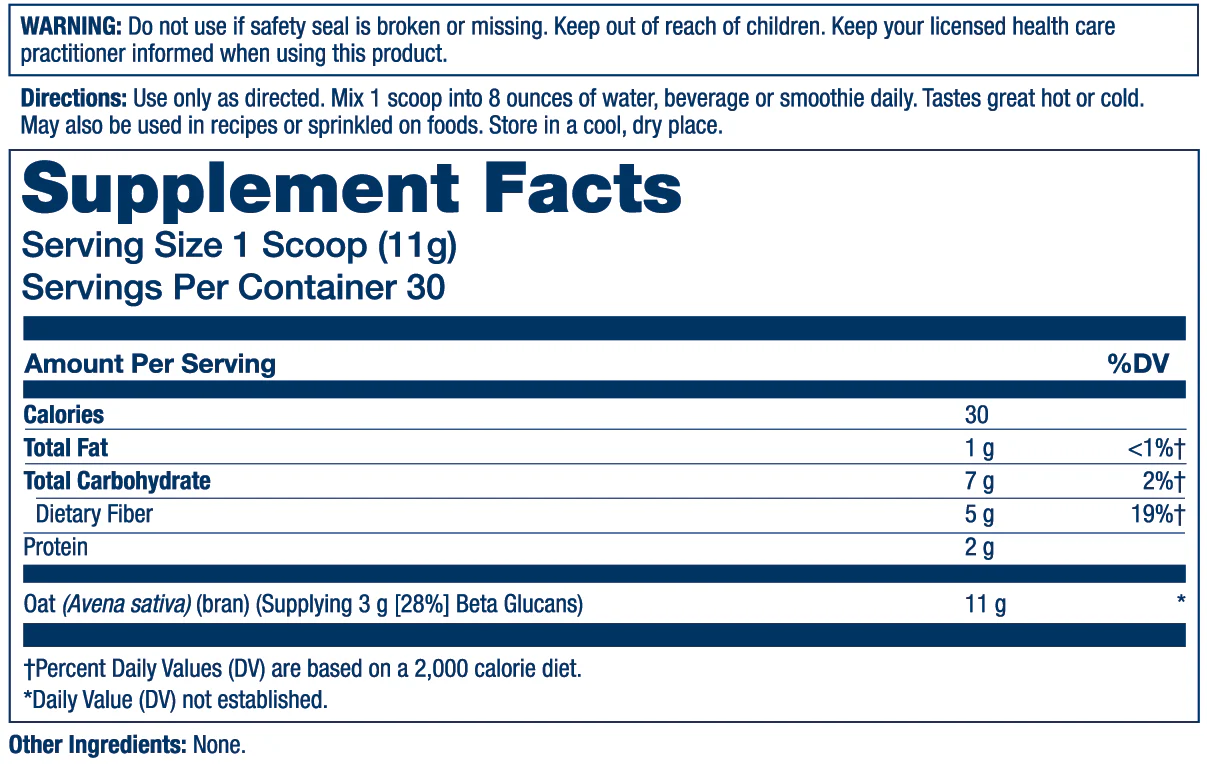 Solaray Oat Fiber 328g