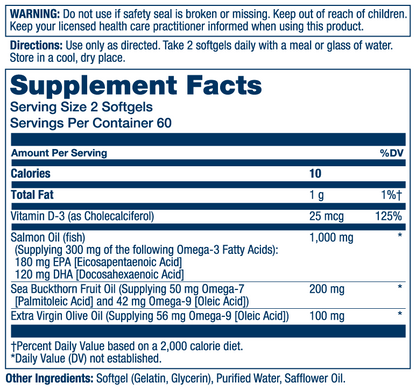 Solaray Super Omega 3-7-9 120 Softgels