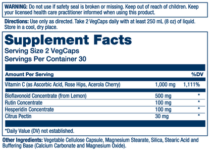 Solaray Super Bio Vitamin C 1000mg 60 Caps