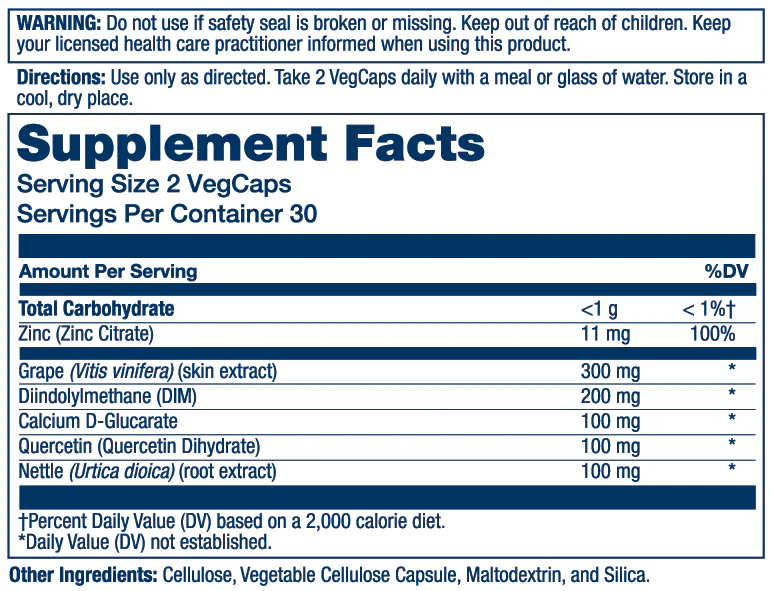 Solaray Dim Complex 60 Caps
