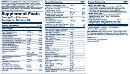 Solaray Spectro Man Multivitamin 120 Caps