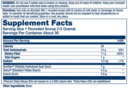 Solaray Triple Fiber 401g