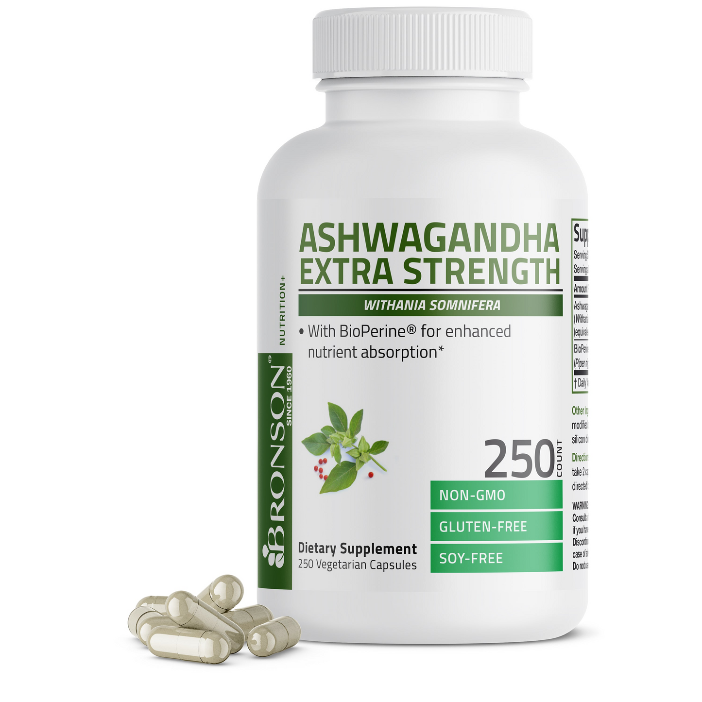 Bronson Vitamins Ashwagandha Extra Strength - 3,000 Mg 60 Caps