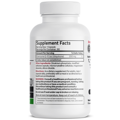 Bronson Vitamins Co Q10 - 200 Mg 60 Caps