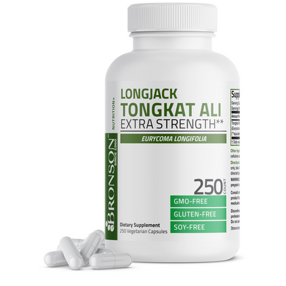 Bronson Vitamins Longjack Tongkat Ali 1200mg 60 Caps