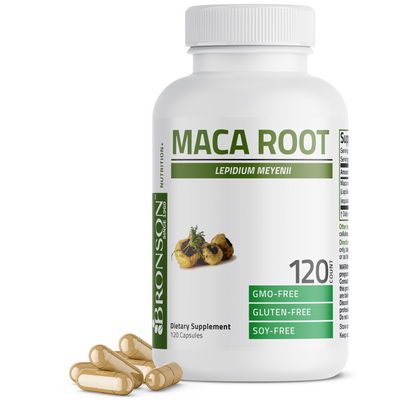 Bronson Vitamins Maca Root Extra Strength - 2,000 Mg 60 Caps