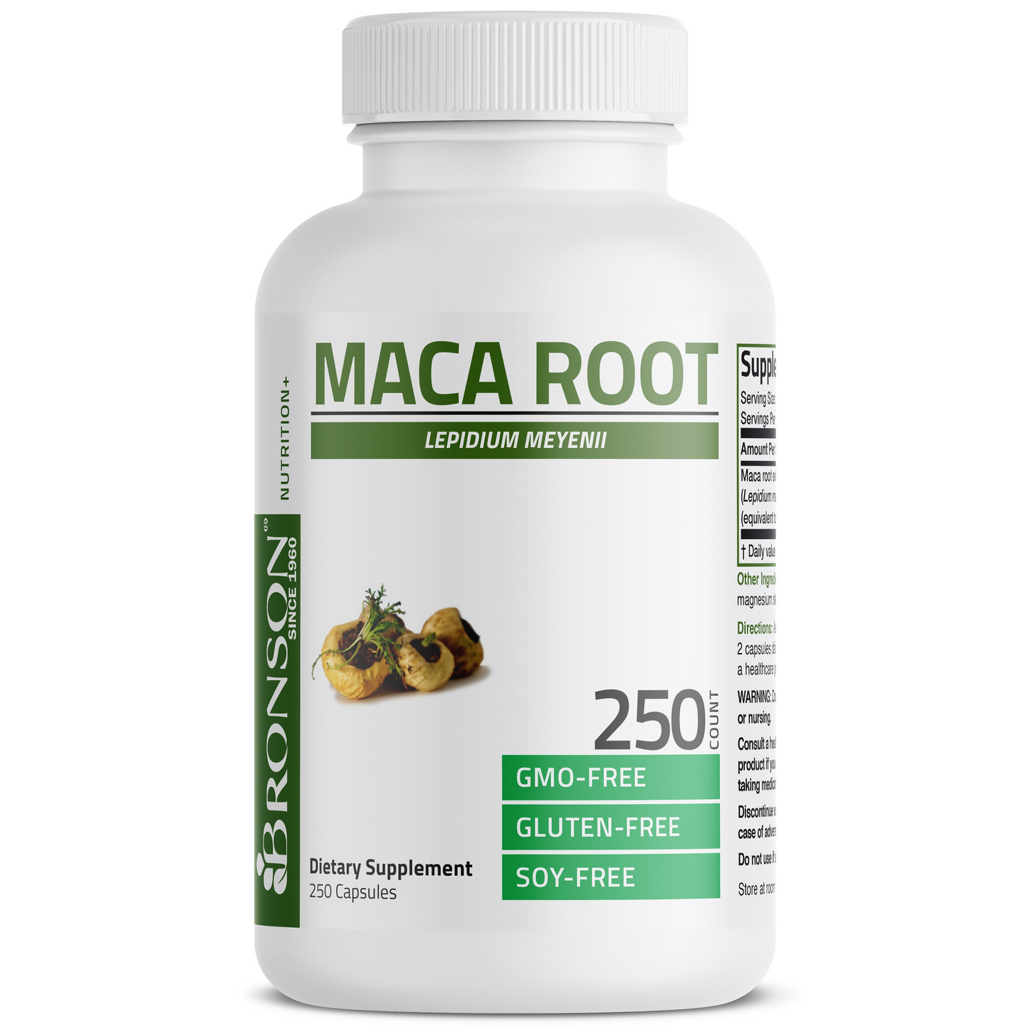 Bronson Vitamins Maca Root Extra Strength - 2,000 Mg 60 Caps
