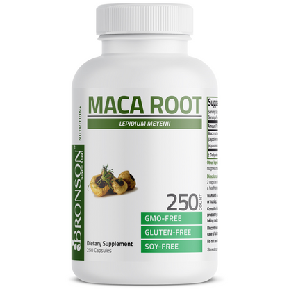 Bronson Vitamins Maca Root Extra Strength - 2,000 Mg 60 Caps