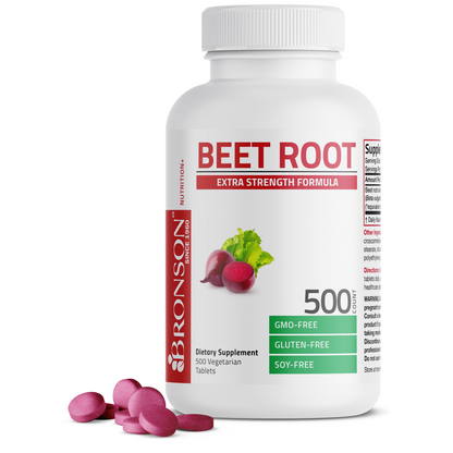 Bronson Vitamins Beet Root Extra Strength - 2,000 Mg 120 Tabs