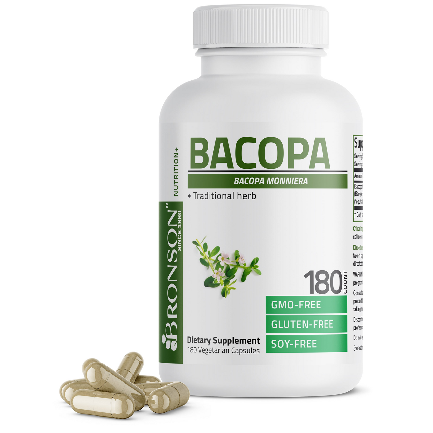 Bronson Vitamins Bacopa 1200 Mg 90 Caps