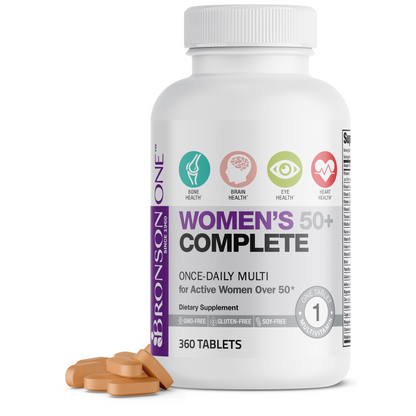 Bronson Vitamins Bronson One™ Women’s 50+ Complete Once-Daily Multivitamin 30 Tabs