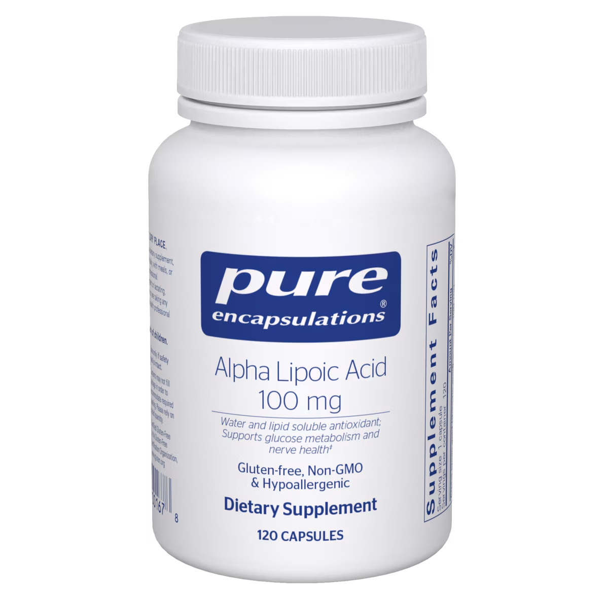 Pure Encapsulations Alpha Lipoic Acid 100 Mg 60 Caps