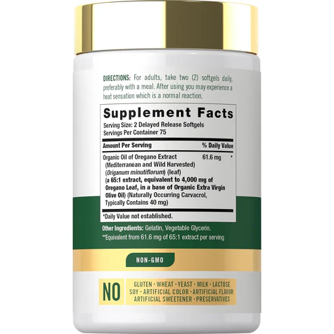 Carlyle Nutritionals Oregano Oil | 150 Softgels
