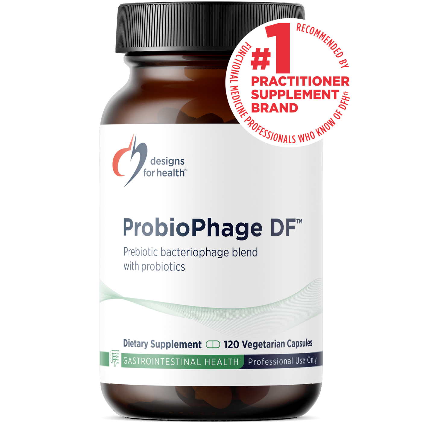Designs for Health Probiophage Df™ 60 Caps