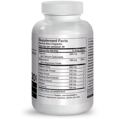 Bronson Vitamins Herbal Sleep Aid with Valerian - 100 Capsules