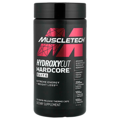 Muscle Tech Hydroxycut Hardcore Elite – Extreme Energy & Weight Loss Support