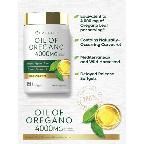Carlyle Nutritionals Oregano Oil | 150 Softgels