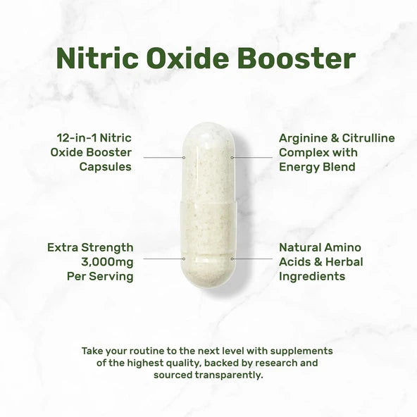 Deal Supplement Nitric Oxide Booster 3,000mg Per Serving, 300 Capsules