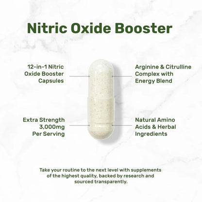 Deal Supplement Nitric Oxide Booster 3,000mg Per Serving, 300 Capsules