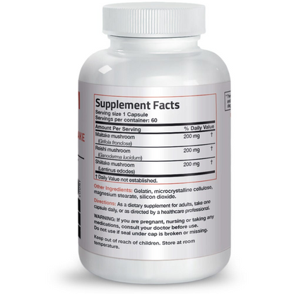 Bronson Vitamins Mushroom Complex 60 Caps