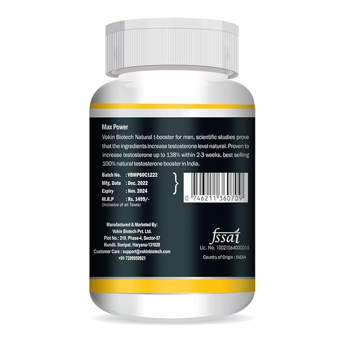 BioTech Max Power 800mg 90 Capsules - Natural Dietary Supplement