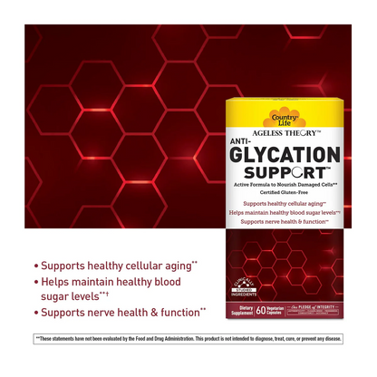 Country Life Vitamins Ageless Theory™ Anti-Glycation Support™ 60 caps