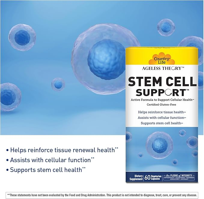 Country Life Vitamins Ageless Theory™ Stem Cell Support™ 60 caps
