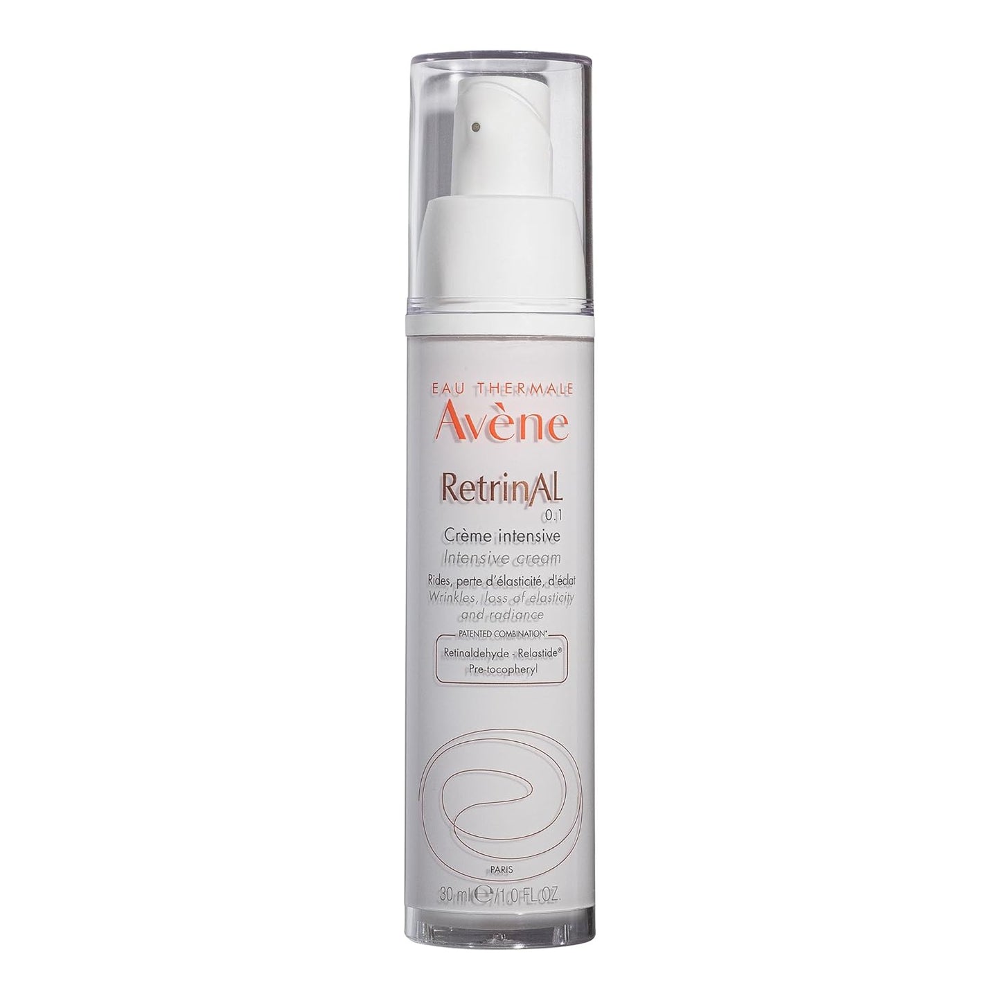 Avène RetrinAL 0.1 Intensive Cream - Anti-Aging Skincare for Wrinkles, Elasticity, and Radiance (30 ml)