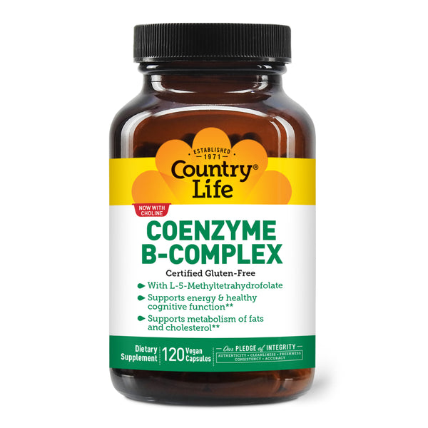 Country Life Vitamins Coenzyme B-Complex 60 Caps